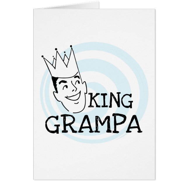 Cartão King Grampa T-shirts e presentes (Frente)