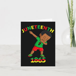 Cartão King Juneteenésimo Melanin Brown Skin Boys