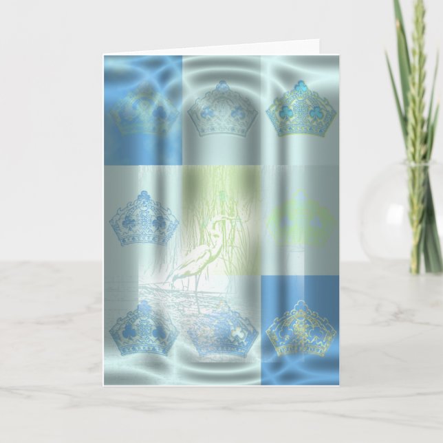 Cartão King of Clubs Birthday Card (Frente)