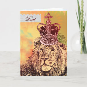 Cartão King of the Jungle     Father's Day Cards