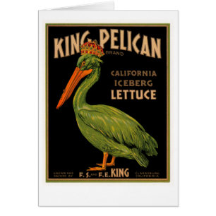 Cartão King Pelican Marca Lettuce