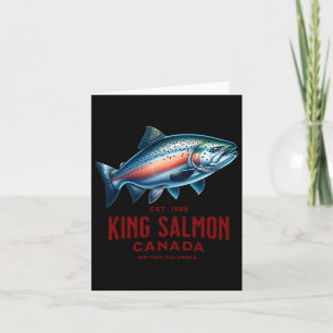 Cartão King Salmon River Fisheries In British Columbia Ca