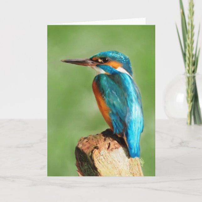 Cartão Kingfisher Greeting Card (Frente)