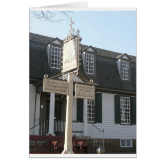 Cartão Kings Arms Tavern - Colonial Williamsburg