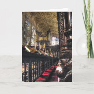 Cartão King's College Chapel ~ Cambridge, Inglaterra