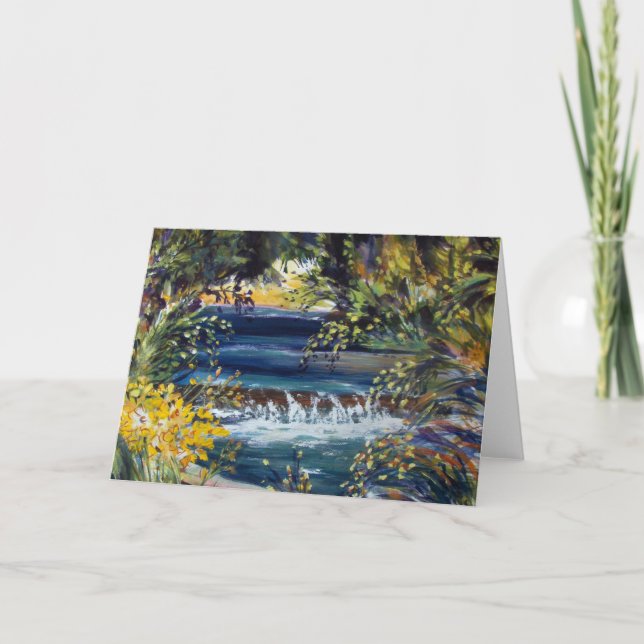 Cartão "Kings Creek" No Mt.Lassen Nationa Park (Frente)