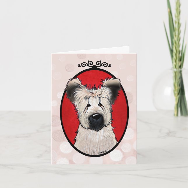 Cartão KiniArt Briard (Frente)