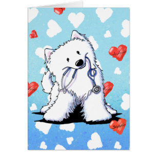 Cartão KiniArt Doctor Samoyed