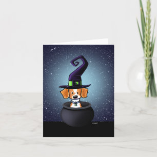 Cartão KiniArt French Brittany Halloween
