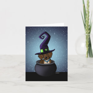 Cartão KiniArt Roan Francês Brittany Halloween