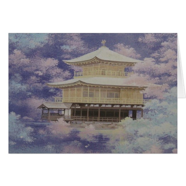 Cartão Kinkaku-ji-NY-JP (Frente horizontal)