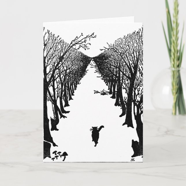 Cartão Kipling Cat Greeting Card (Frente)