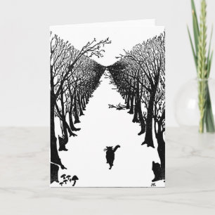 Cartão Kipling Cat Greeting Card