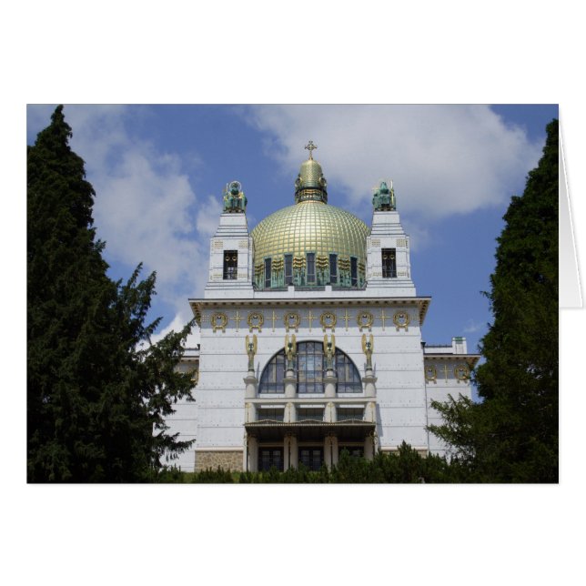 Cartão Kirche am Steinhof (Frente Horizontal)