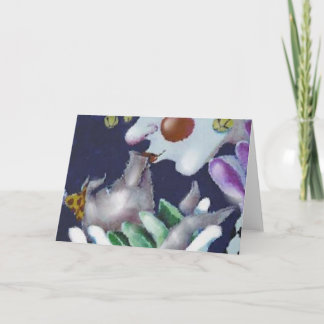 Cartão Kiss a Little Pig