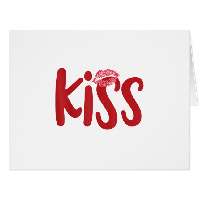 Cartão Kiss Casado Matar Girls Group Trio KISS Costume Re (Frente horizontal)