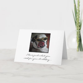 Cartão Kiss Me Birthday Card