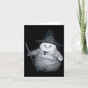 Cartão Kit de Gatinho Mágico Meme Chonk Bruxa Gato Meme G