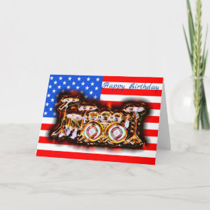 Cartão Kit de tambor dos EUA