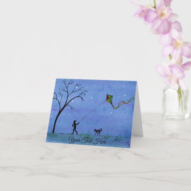 Cartão Kite Noite (Orquídea)