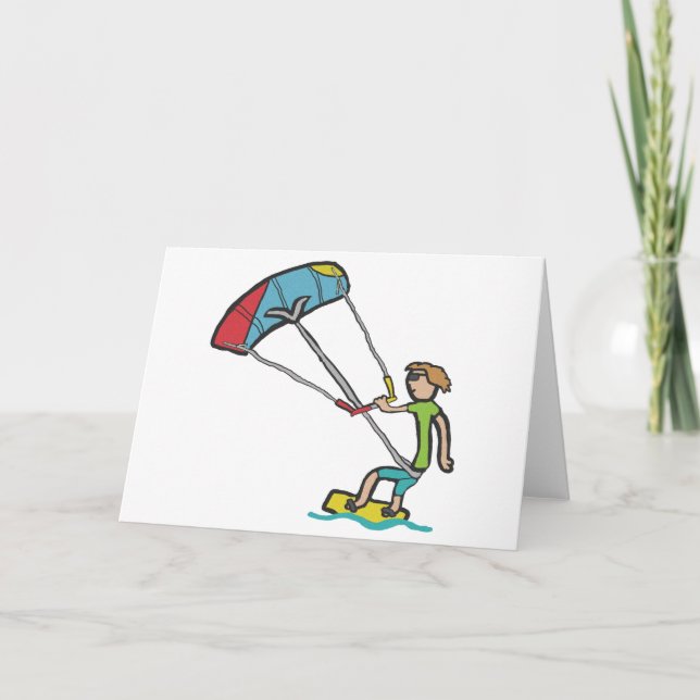 Cartão Kiteboard (Frente)