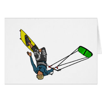 Cartão kitesurfer