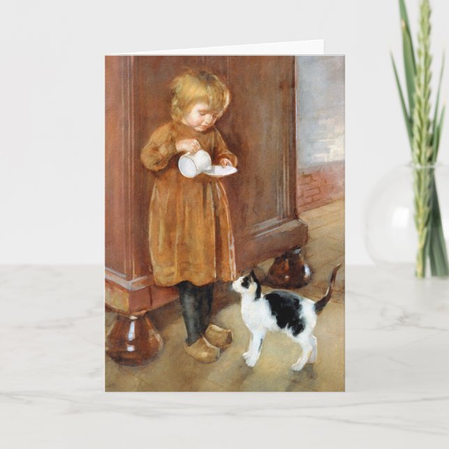 Cartão Kitty Cat (Frente)