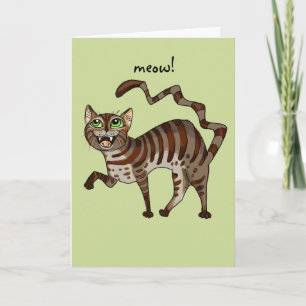 Cartão Kitty Cat Purrfect Birthday Greeting Card