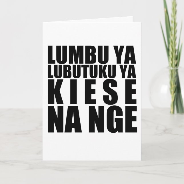 Cartão Kituba (Frente)