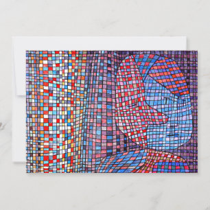 Cartão Klee - Abstrusa, pintura famosa,