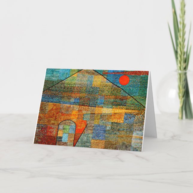 Cartão Klee - Ad Parnassus (Frente)