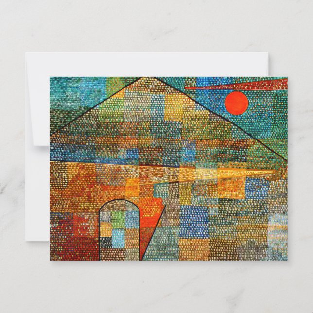 Cartão Klee - Ad Parnassus (Frente)