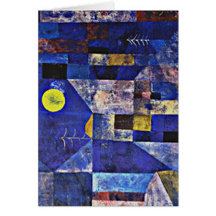 Cartão Klee art - Luar