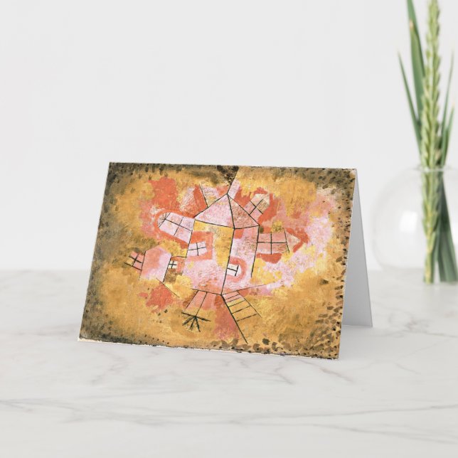 Cartão Klee - Casa Revolucionária - 1921 (Frente)