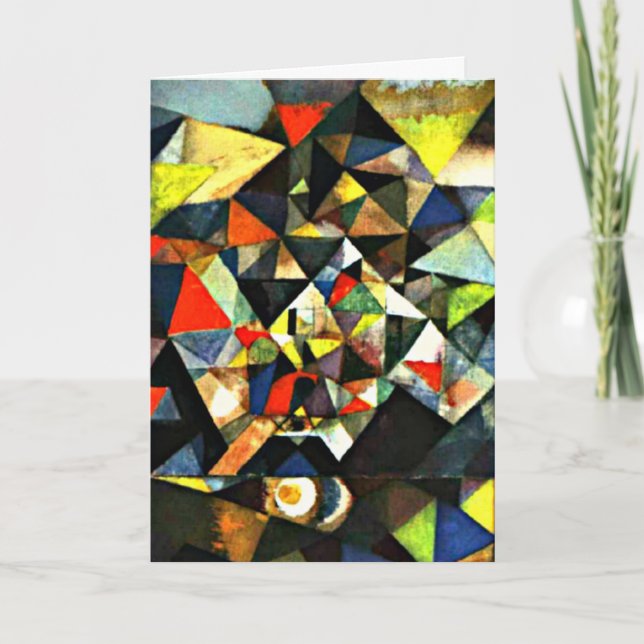 Cartão Klee - Com o Ovo (Frente)