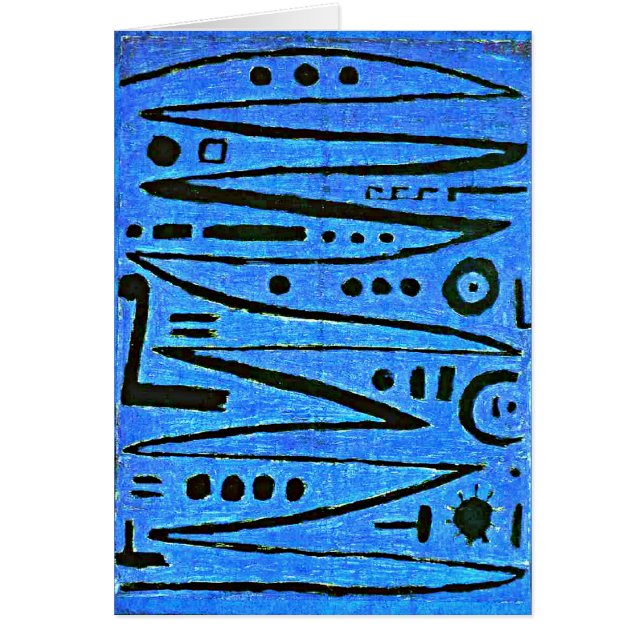 Cartão Klee - Fiddling Heroico (Frente)