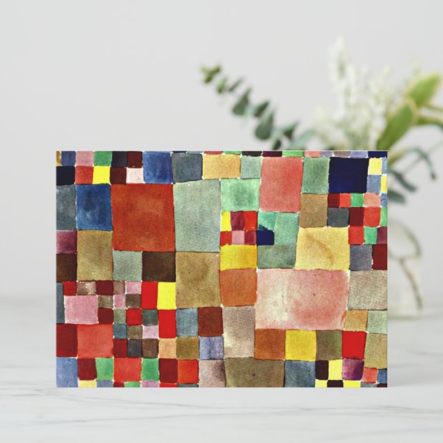 Cartão Klee - Flora na Areia (Em pé/Frente)