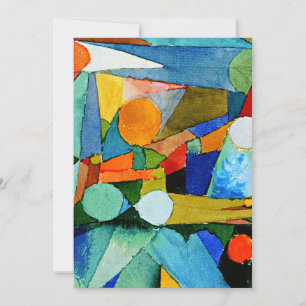 Cartão Klee - Formas de Cores