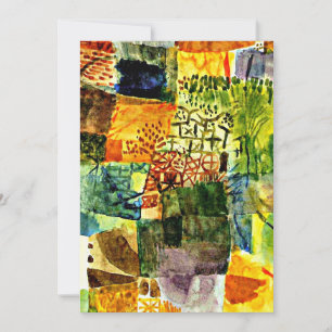 Cartão Klee - Lembrança de um Jardim