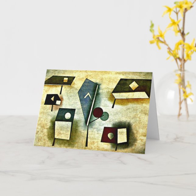 Cartão Klee - Seis Espécies (Flor Amarela)