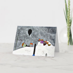 Cartão Klee - Winter, Paul Klee painting