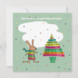 Cartão kleurige kerstboom