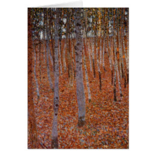 Cartão Klimt Beechwood-Forest
