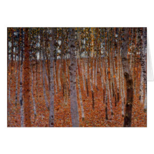 Cartão Klimt Beechwood-Forest