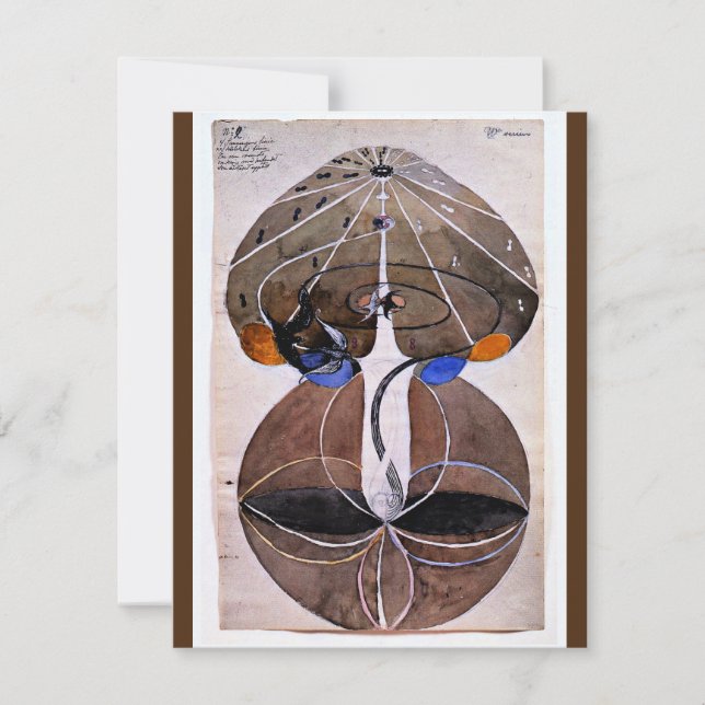 Cartão Klint - Árvore do Conhecimento, N. º 2, Série W, (Frente)