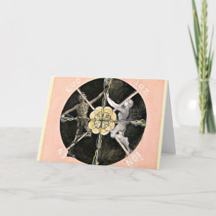 Cartão Klint - Evolution No. 03, Group VI, abstrato art