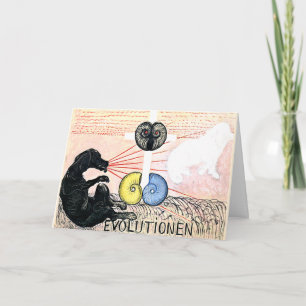 Cartão Klint - Evolution No. 5, Group VI, abstrato art