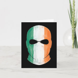 Cartão Kneecap Tricolor Balaclava