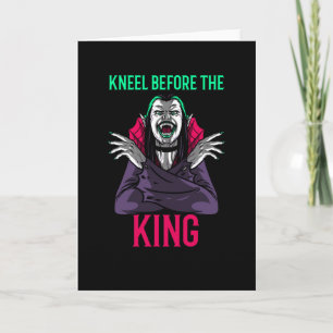 Cartão Kneel Antes do Rei Drácula