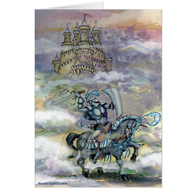 Cartão Knight n Dragon (Frente)